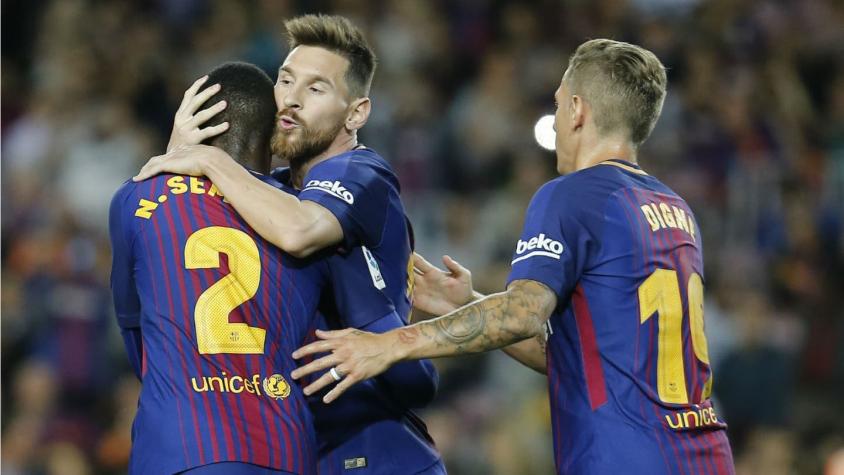 Lionel Messi brilla con cuatro goles en triunfo del Barcelona sobre Eibar en España