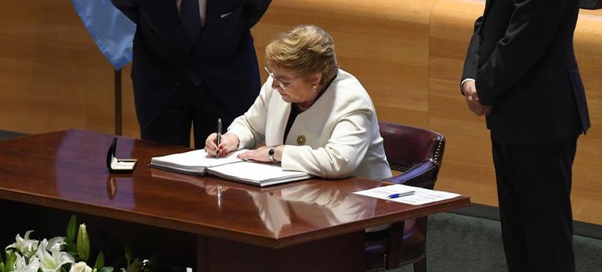 Bachelet en la ONU: No es posible un crecimiento a largo plazo sin política medioambiental activa