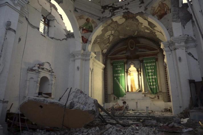 Terremoto en México: 11 muertos en bautizo tras derrumbe de iglesia