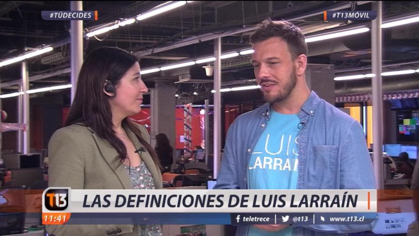 [VIDEO] La batalla por el distrito 10: Las definiciones de Luis Larraín