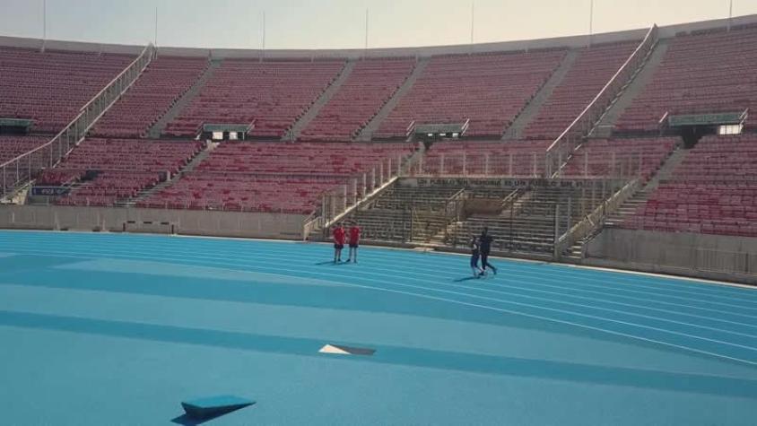 [VIDEO] Con nueva pista atlética arranca la remodelación del Estadio Nacional