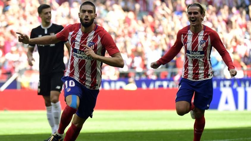 Atlético de Madrid frena al Sevilla de Berizzo y le arrebata el segundo lugar en España