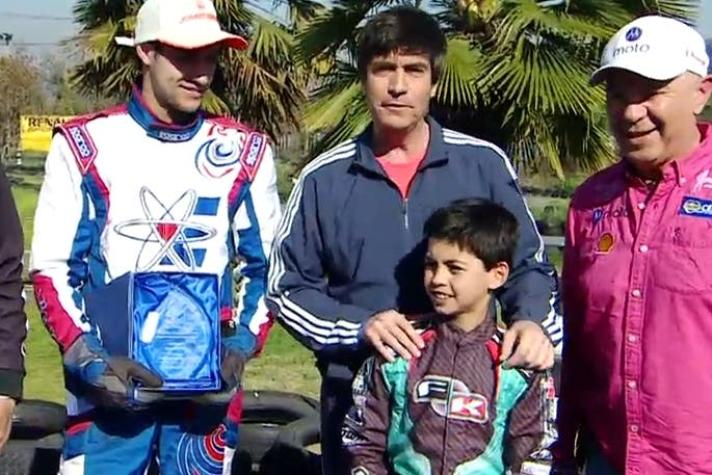[VIDEO] Autoridades ayudarán a niño que le robaron su karting para que asista al mundial