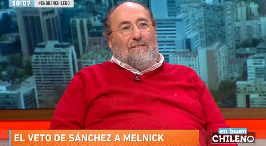 [VIDEO] Sergio Melnick responde al veto de Beatriz Sánchez para asistir a "En Buen Chileno"