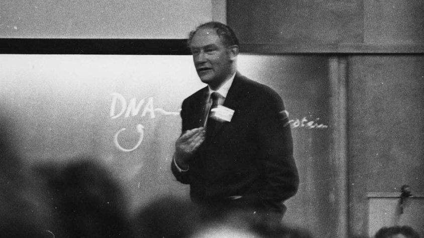 La clase magistral que dio hace 60 años Francis Crick y que inició una la revolución genética