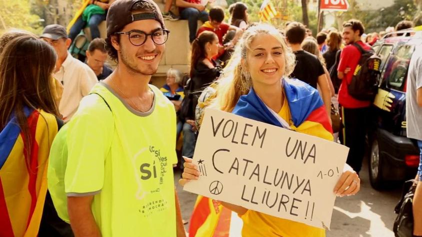 [VIDEO] Catalanes insisten en su independencia