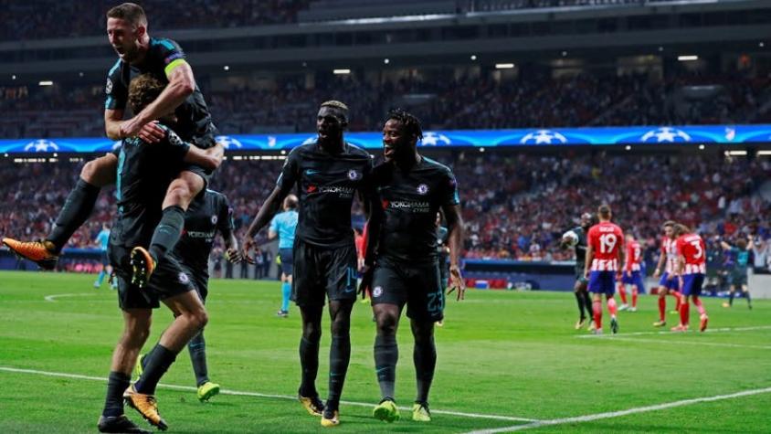 Chelsea lo da vuelta sobre la hora y vence al Atlético de Madrid en Champions League