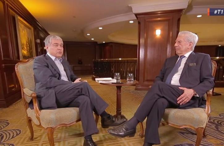 [VIDEO] Entrevista con T13: Vargas Llosa y la "derecha cavernaria"