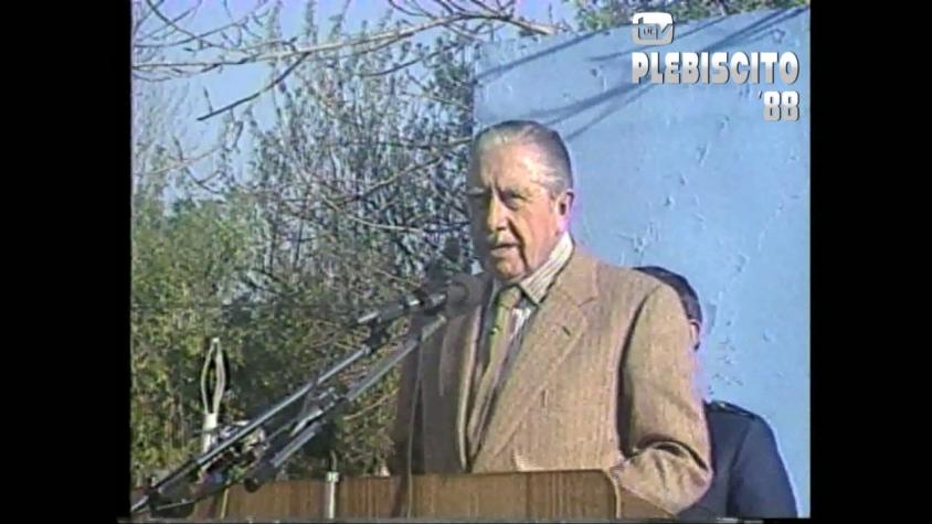 [VIDEO] Pinochet y el 11 de septiembre: "Es el día de la libertad y la democracia en Chile"