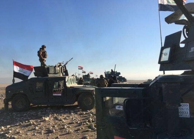 Las fuerzas iraquíes entraron en Hawiya, bastión del EI