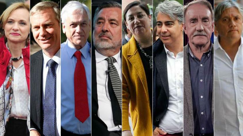 Franja presidencial: Piñera apunta al centro y Guillier respalda reformas de Bachelet