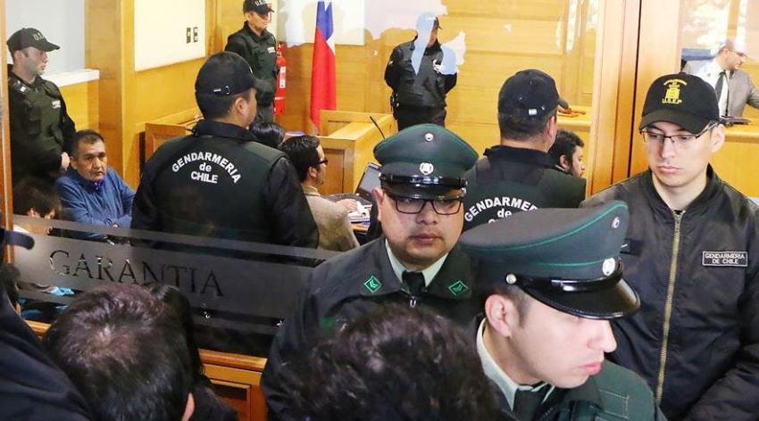 Juzgado de Garantía de Temuco mantiene prisión preventiva a comuneros mapuche