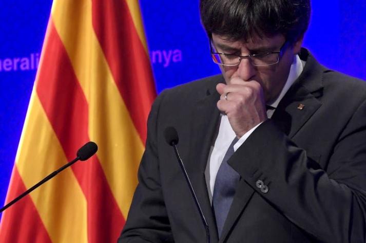 Presidente de los catalanes asegura que seguirá adelante con proceso independentista