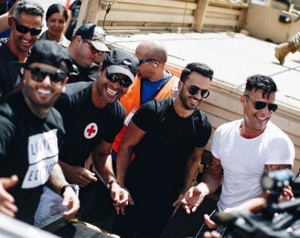 Luis Fonsi, Chayanne, Ricky Martin y Nicky Jam llegan hasta Puerto Rico para entregar ayuda