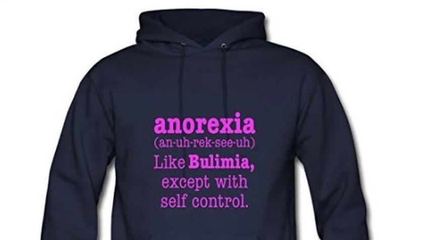 Exigen que Amazon prohíba la venta del polerón que trivializa la anorexia