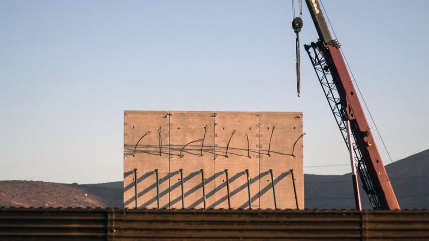 Las primeras fotos del muro que Trump quiere construir en la frontera con México