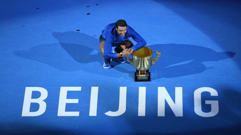 Rafael Nadal vence a Kyrgios en la final de Beijing para alzar el título 75° de su carrera