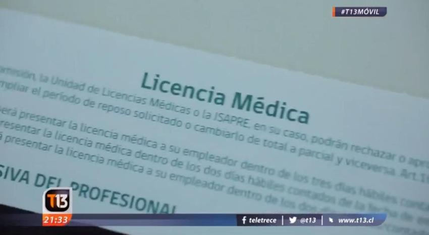 [VIDEO] Reportajes T13: los médicos que otorgan más licencias médicas