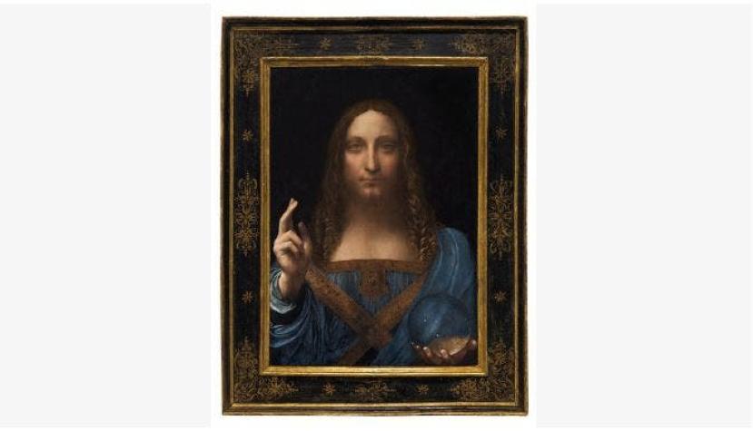 Retrato de Cristo pintado por Da Vinci se subastaría por 100 millones de dólares