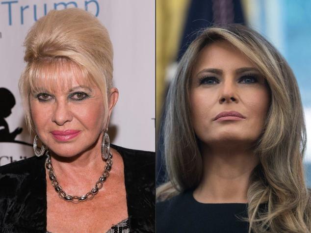 Melania Trump se irrita con Ivana por llamarse “primera dama”