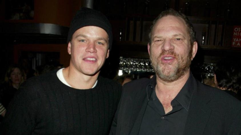 Matt Damon niega haber encubierto historia sobre Harvey Weinstein en 2004