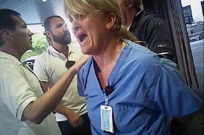 Despiden a policía que arrestó violentamente a enfermera que lo desafió