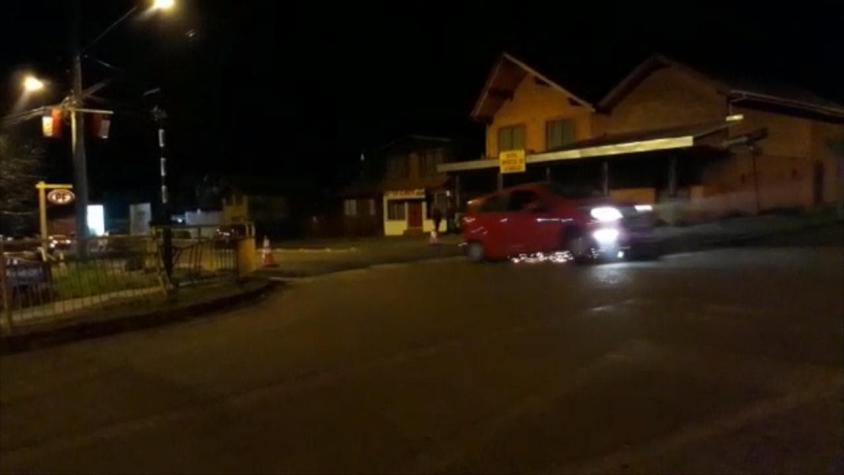 [VIDEO] Polémica por "lomo de toro" mal instalado en Villarrica