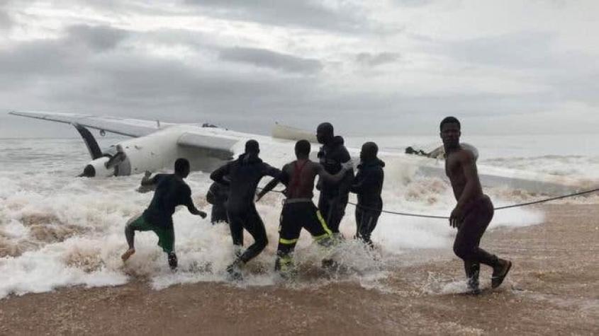 Costa de Marfil: mueren cuatro personas al estrellarse avión de carga cuando intentaba aterrizar
