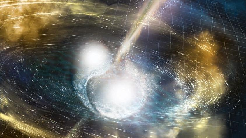 La impresionante colisión de dos estrellas de neutrones que los astrónomos captaron por primera vez