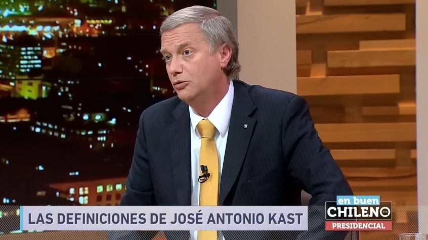 [VIDEO] José Antonio Kast: "A Allende lo derrocó el pueblo, no las Fuerzas Armadas"