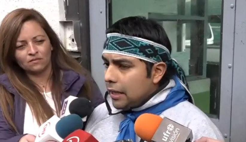 Comuneros mapuche salen de prisión preventiva: "No tenemos miedo"