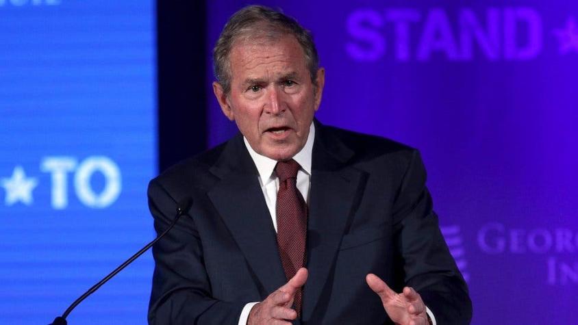 La contundente crítica de George W. Bush al Trumpismo sin mencionar a Trump
