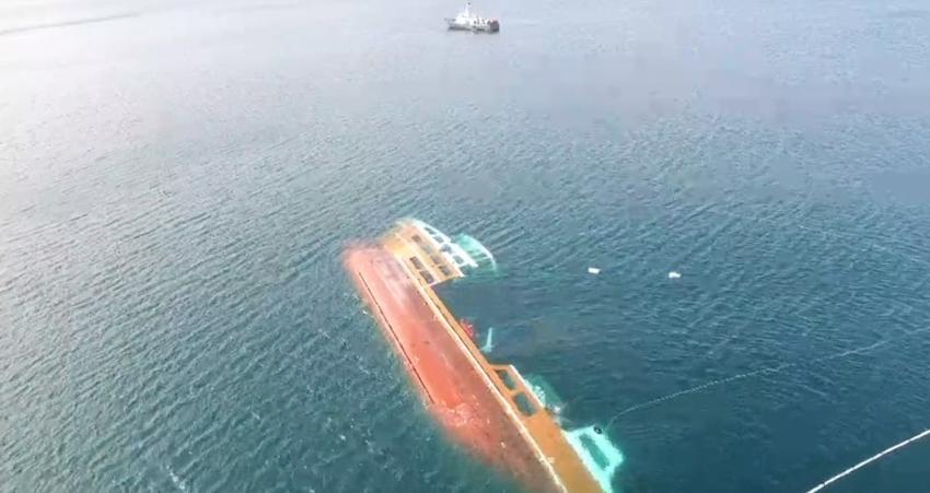 [VIDEO] ¿Cómo reflotarán el barco salmonero?