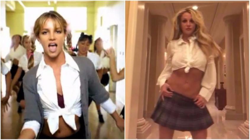 Britney Spears revive su look más icónico y sus fans enloquecen