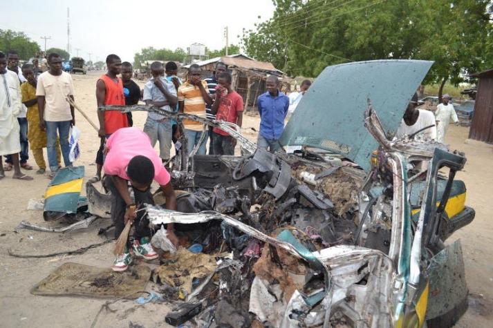 Triple atentado de mujeres kamikazes deja 13 muertos y 16 heridos en Nigeria