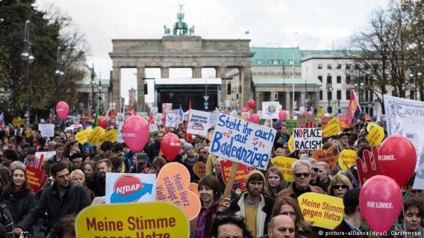 “Odio en el Parlamento alemán”, una razón para tomar las calles de Berlín