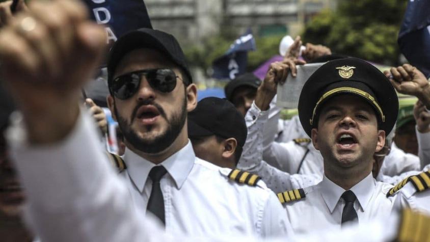 La huelga que tiene en aprietos a Avianca y que empieza a afectar a la economía de Colombia