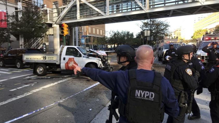 Investigan como terrorismo el atropello múltiple que dejó ocho muertos en Nueva York
