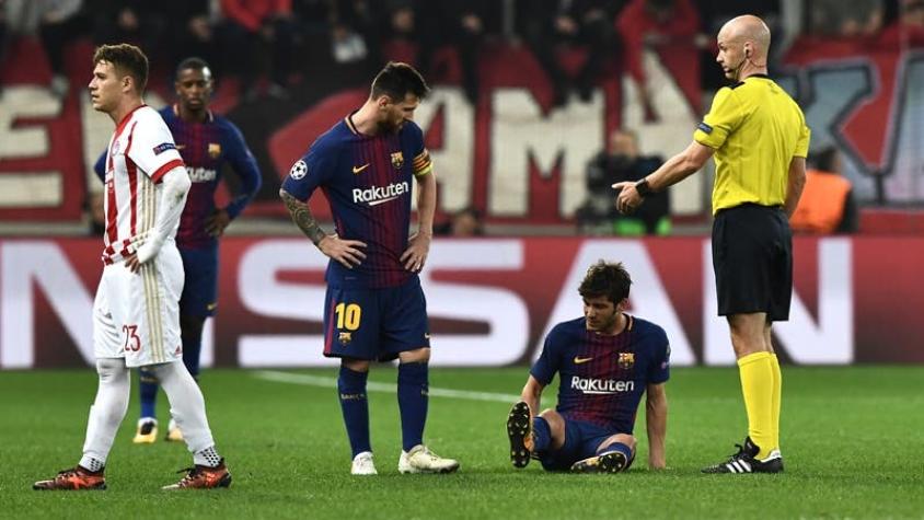 Barcelona pierde a dos figuras por al menos un mes debido a lesiones musculares