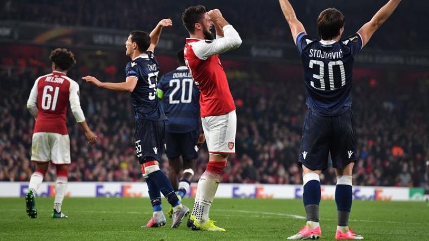 Arsenal sin Alexis Sánchez empata sin goles en casa pero igual avanza en la Europa League