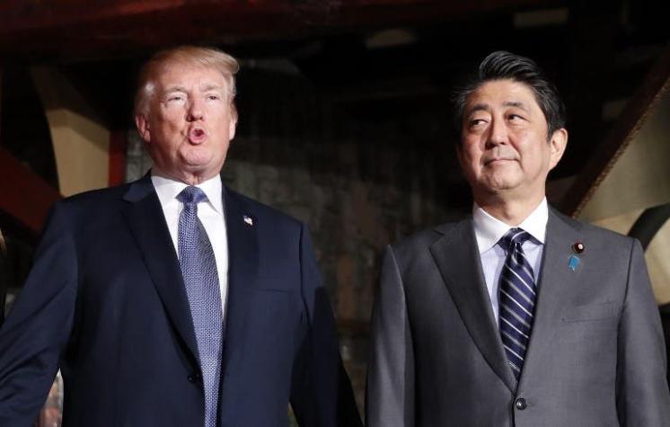 Trump advierte en Japón que "ningún régimen debería subestimar" a Estados Unidos