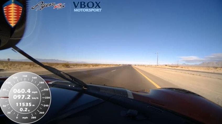[VIDEO] ¿Cómo se siente ir a 457 km por hora en el nuevo auto más rápido del mundo?