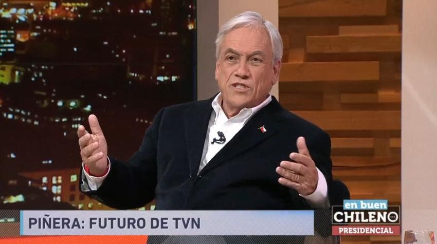 Piñera: “El actual directorio quebró TVN y hasta ahora no he escuchado una explicación de nadie”