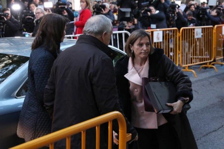 La fiscalía pide prisión incondicional para la presidenta del parlamento catalán