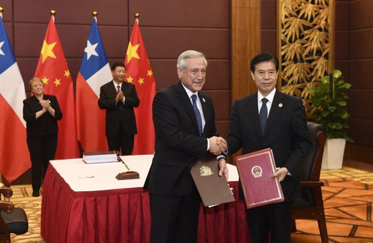 Canciller Muñoz firma nuevo Protocolo de Profundización que amplía TLC con China