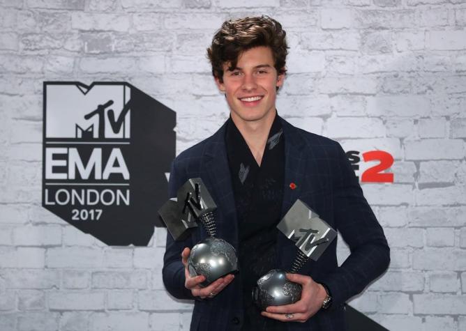 Shawn Mendes, Eminem y U2 ganan los premios MTV Europa