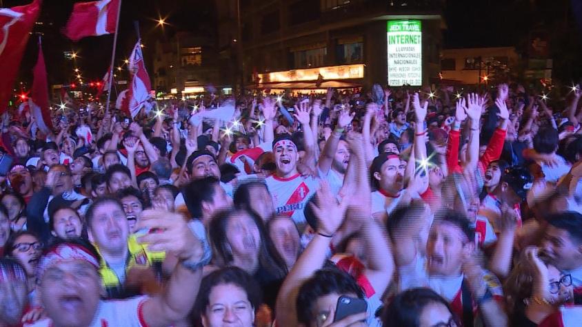 [VIDEO] Perú va al Mundial: Festejos en Lima y Santiago