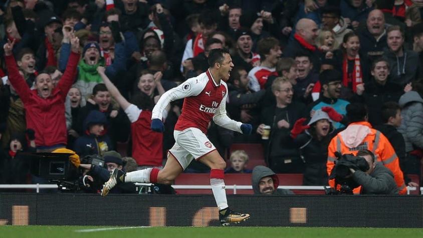 Alexis Sánchez es clave en triunfo del Arsenal sobre Tottenham en el clásico de Londres
