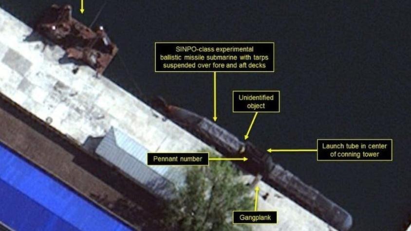 Imágenes muestran secreto de Corea del Norte para desarrollar "submarinos capaces de lanzar misiles"