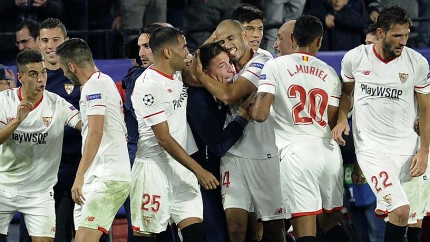 Sevilla rescata agónico empate ante Liverpool tras ir cayendo 3-0 en la Champions League